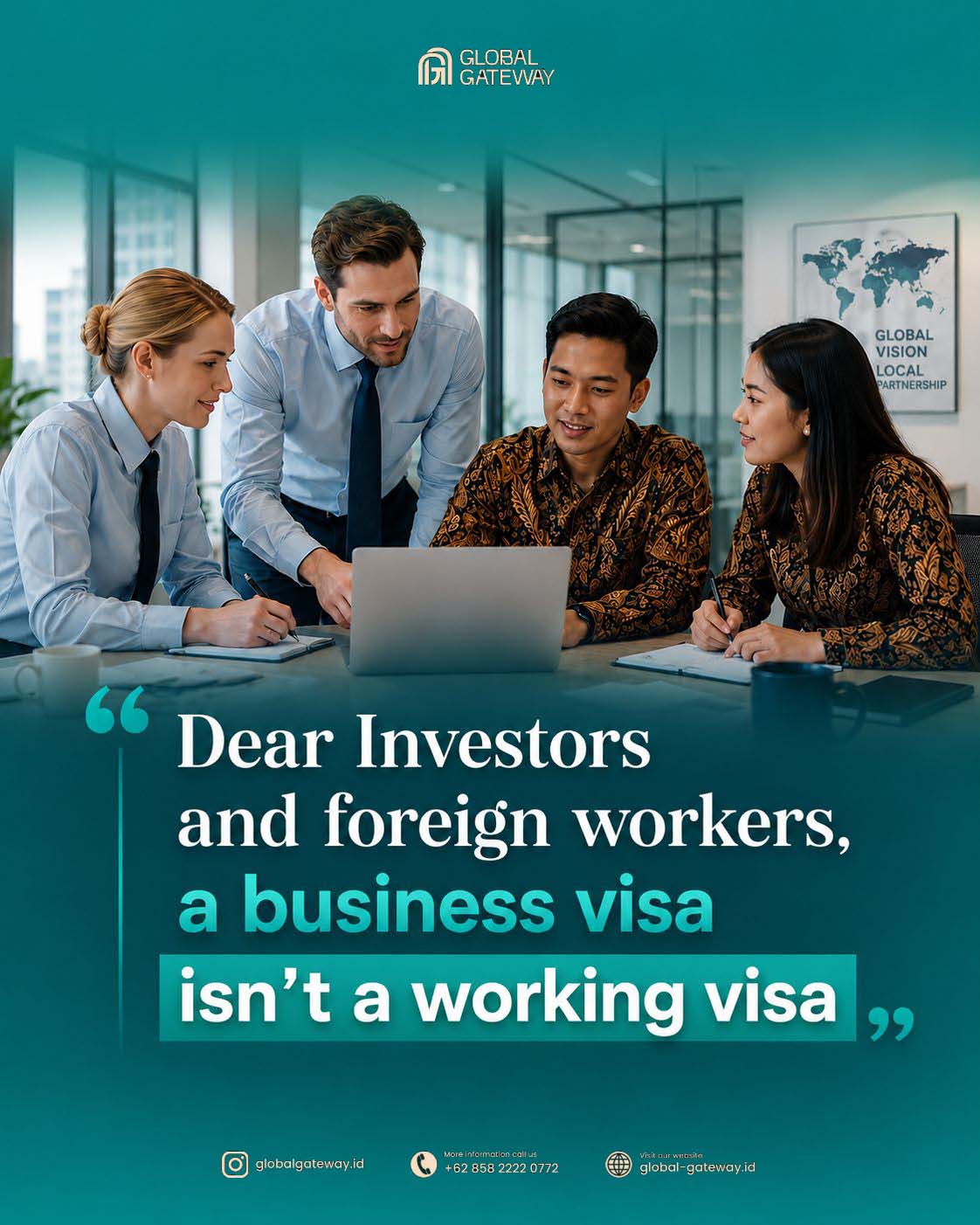 Visa Bisnis Indonesia BUKANLAH Visa Kerja